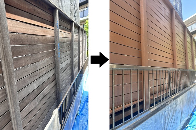 木部塗装の画像